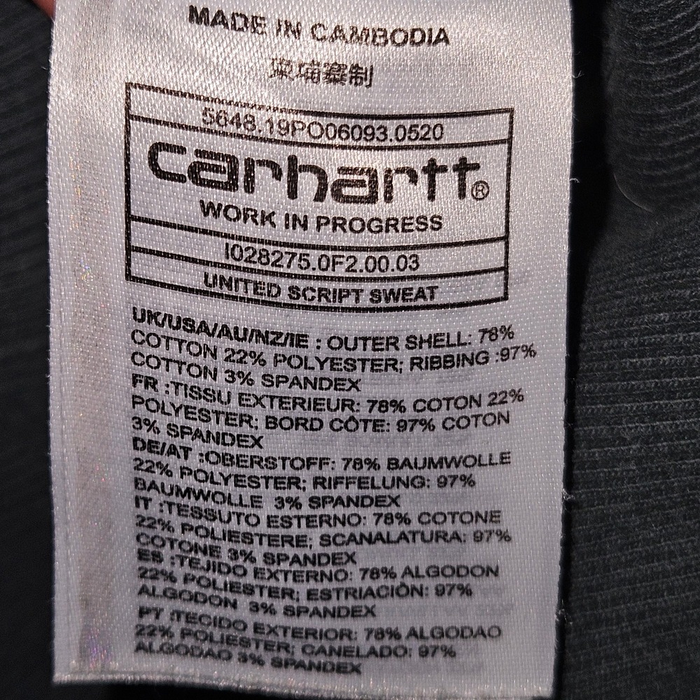 Carhartt WIP Velour Sweatshirt Pullover - Picture 7 of 7